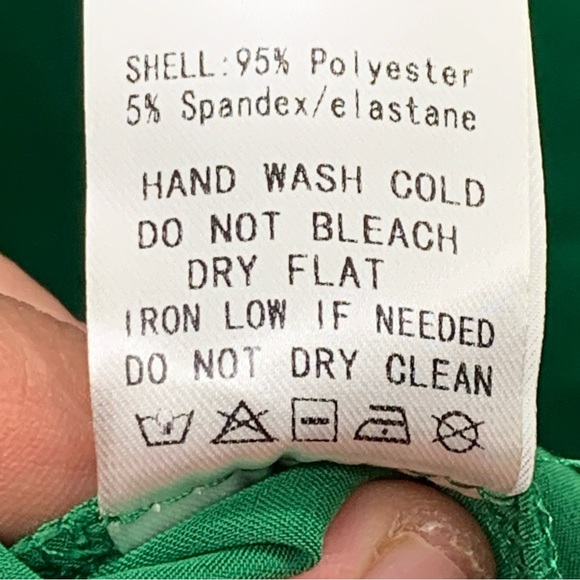 Akira NWT Women’s Satin Sleeveless Slip Mini Dress Tie Waist Dark Green Size XL - Picture 12 of 12